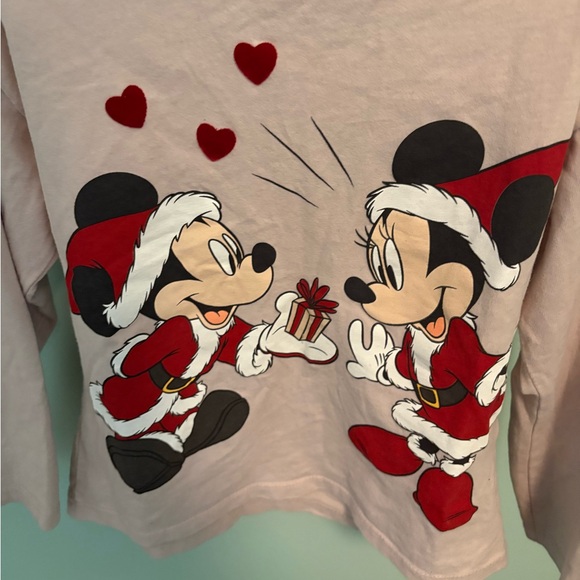 Zara Disney Minnie & Mickey Long Sleeve T-shirt - Picture 2 of 5
